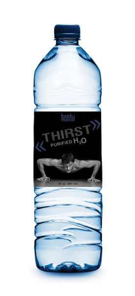 Water bottle label